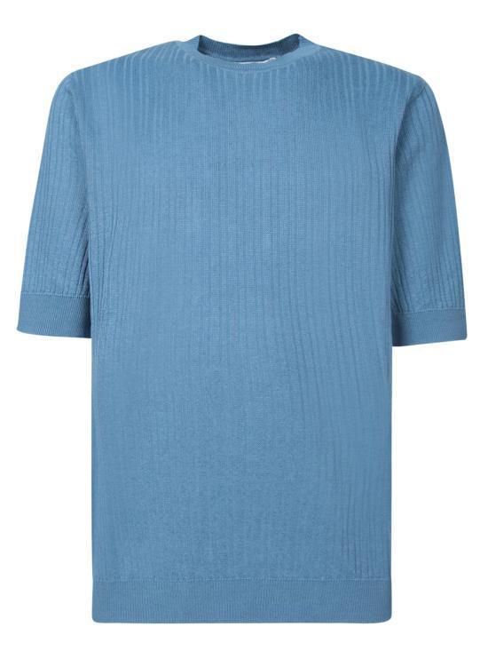 Tシャツ・カットソー LARDINI Men T Shirts ESLTMC77 ES64015 830 Blue
