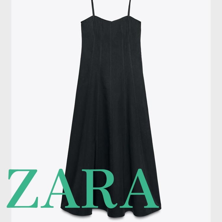 【ZARA】ZWコレクション ポプリンワンピース 2973/257/401