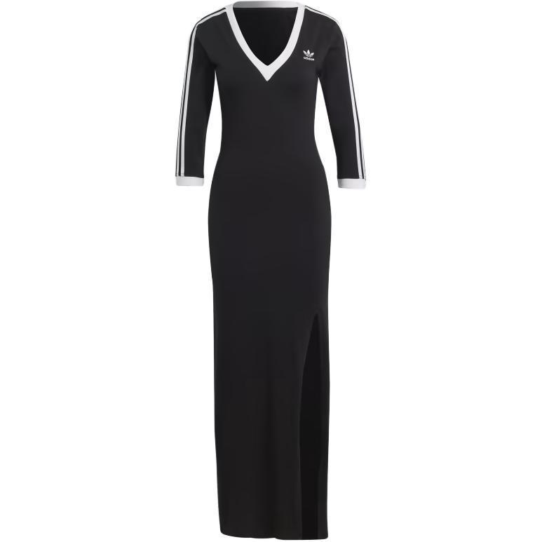 ★人気★ adidas originals 3-Stripes Maxi Dress black