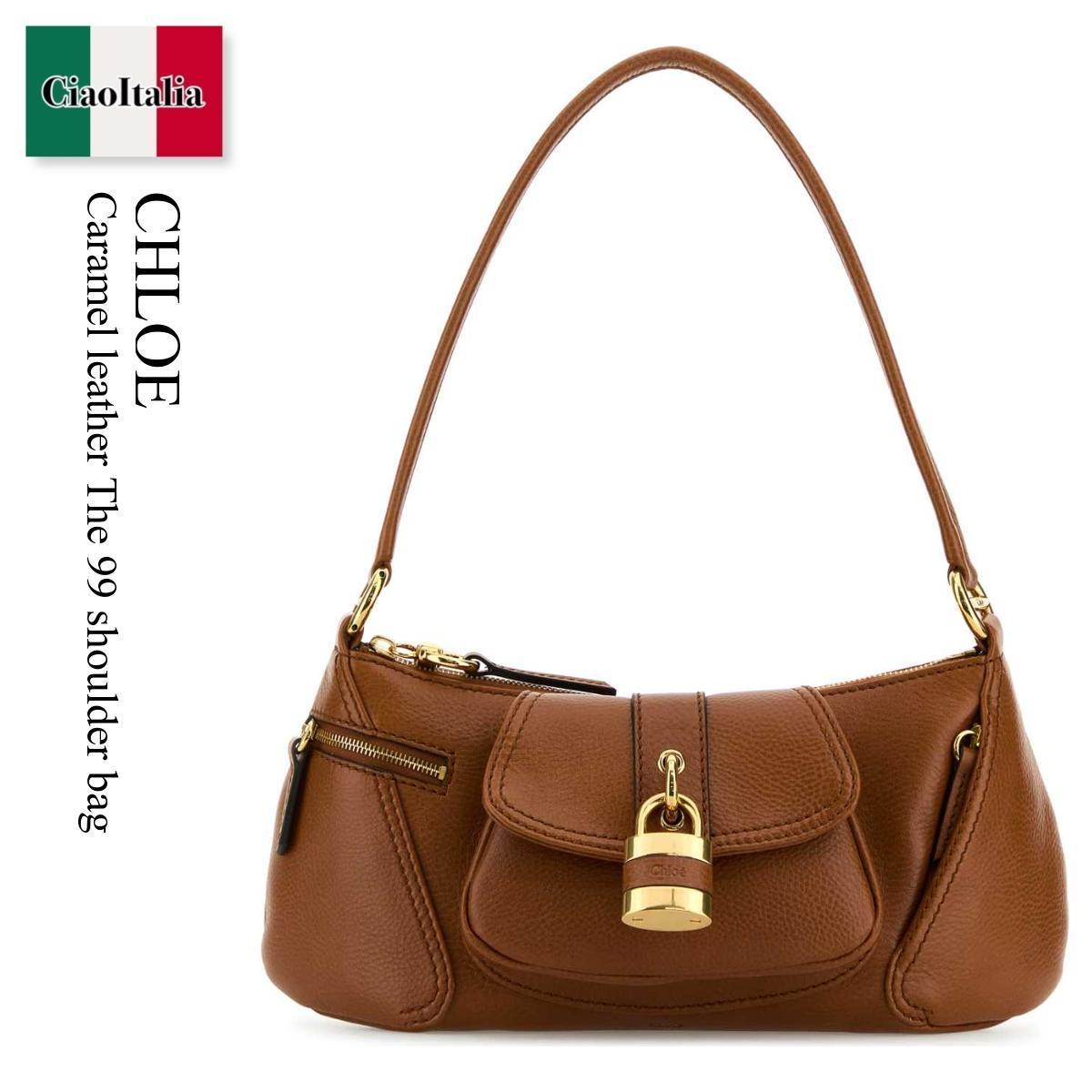 ショルダーバッグ・ポシェット Chloe Caramel Leather The 99 Shoulder Bag