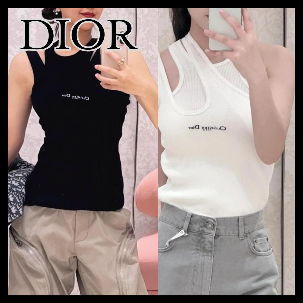 【インナーに使える♪】DIOR アシンメトリー タンクトップ
