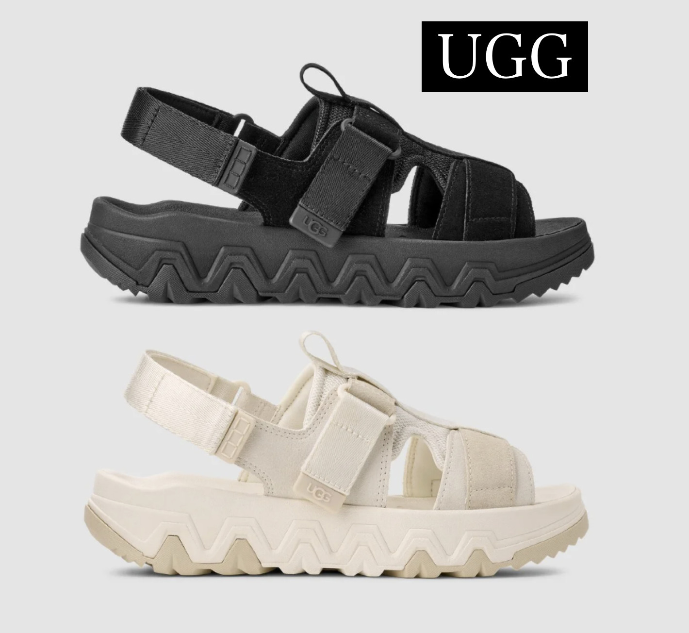 【UGG】アグ CapTrail Strap Sandal ストラップサンダル 厚底