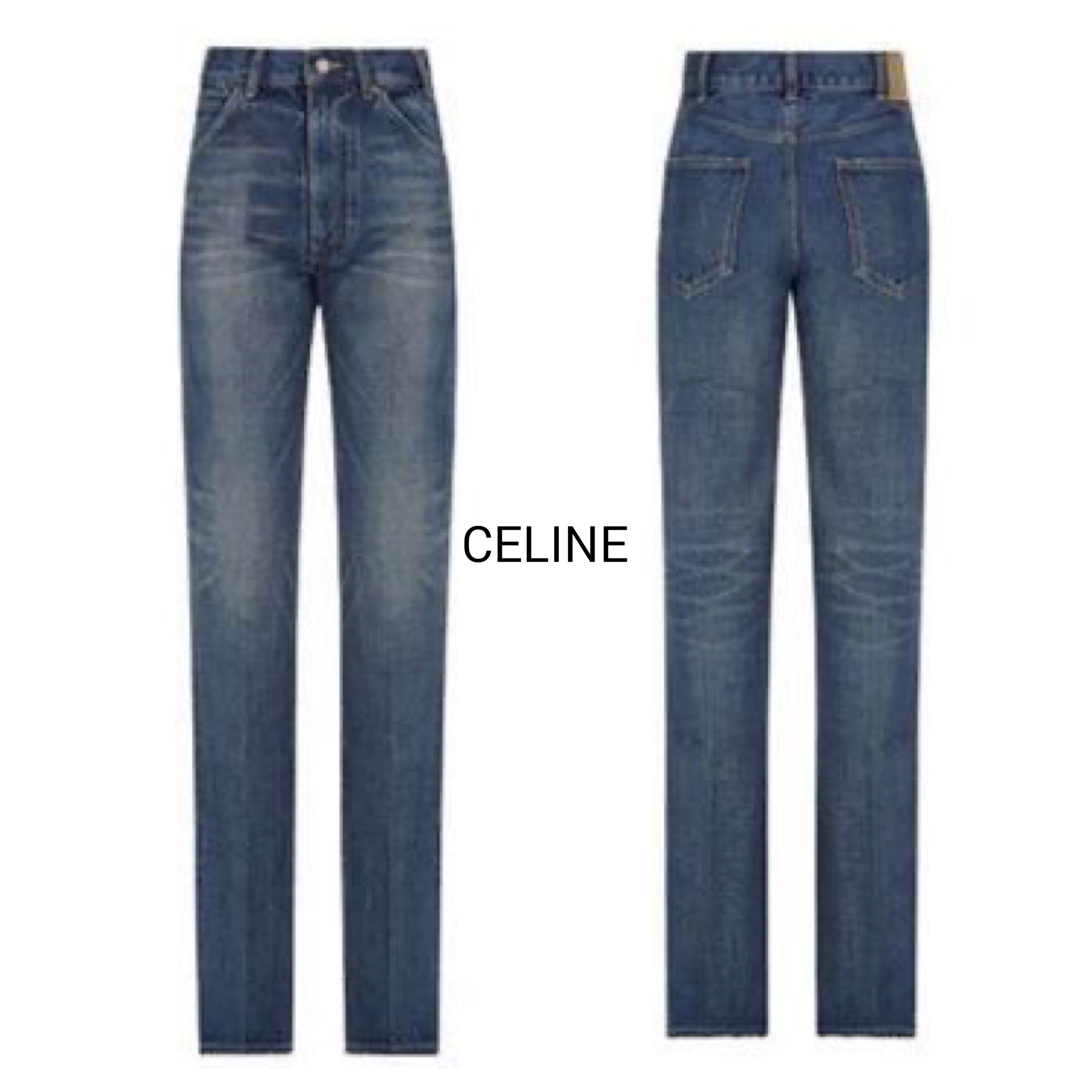 CELINE フレアサージジーンズ ダークユニオンウォッシュ CELINE フレア サージジーンズ ダークユニオンウォッシュ サイズ