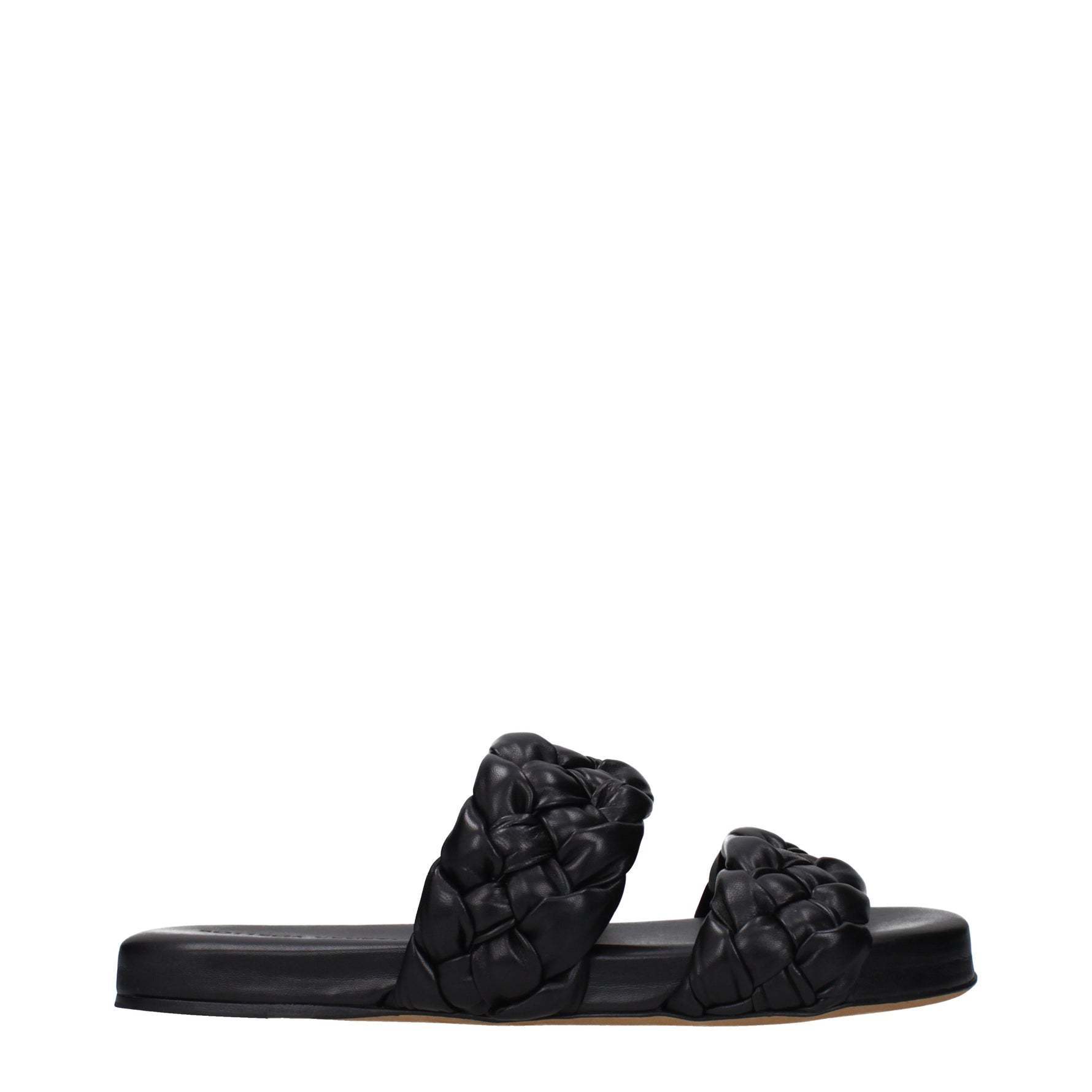 サンダル BOTTEGA VENETA Slippers and Clogs Men Leather Black