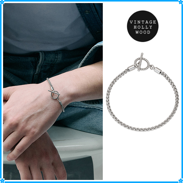 【VINTAGE HOLLYWOOD】Interlock Chain Bracelet_VH2533BR071M