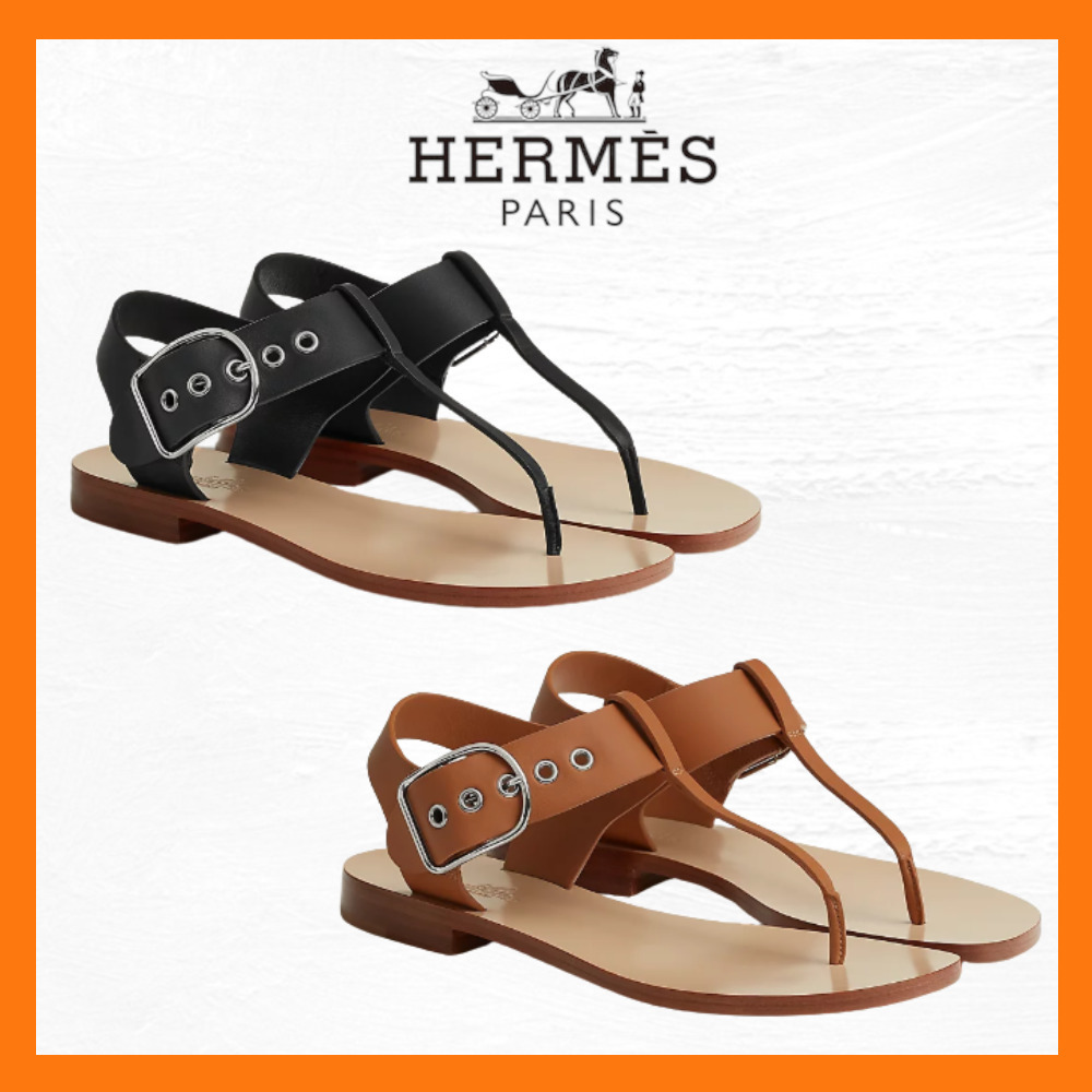 優雅に歩む HERMES Sandales Klip サンダル