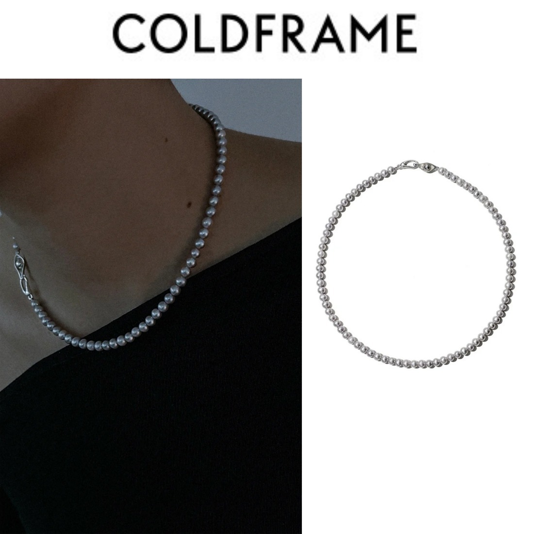 ネックレス・ペンダント EVERYDAY GREY PEARLS