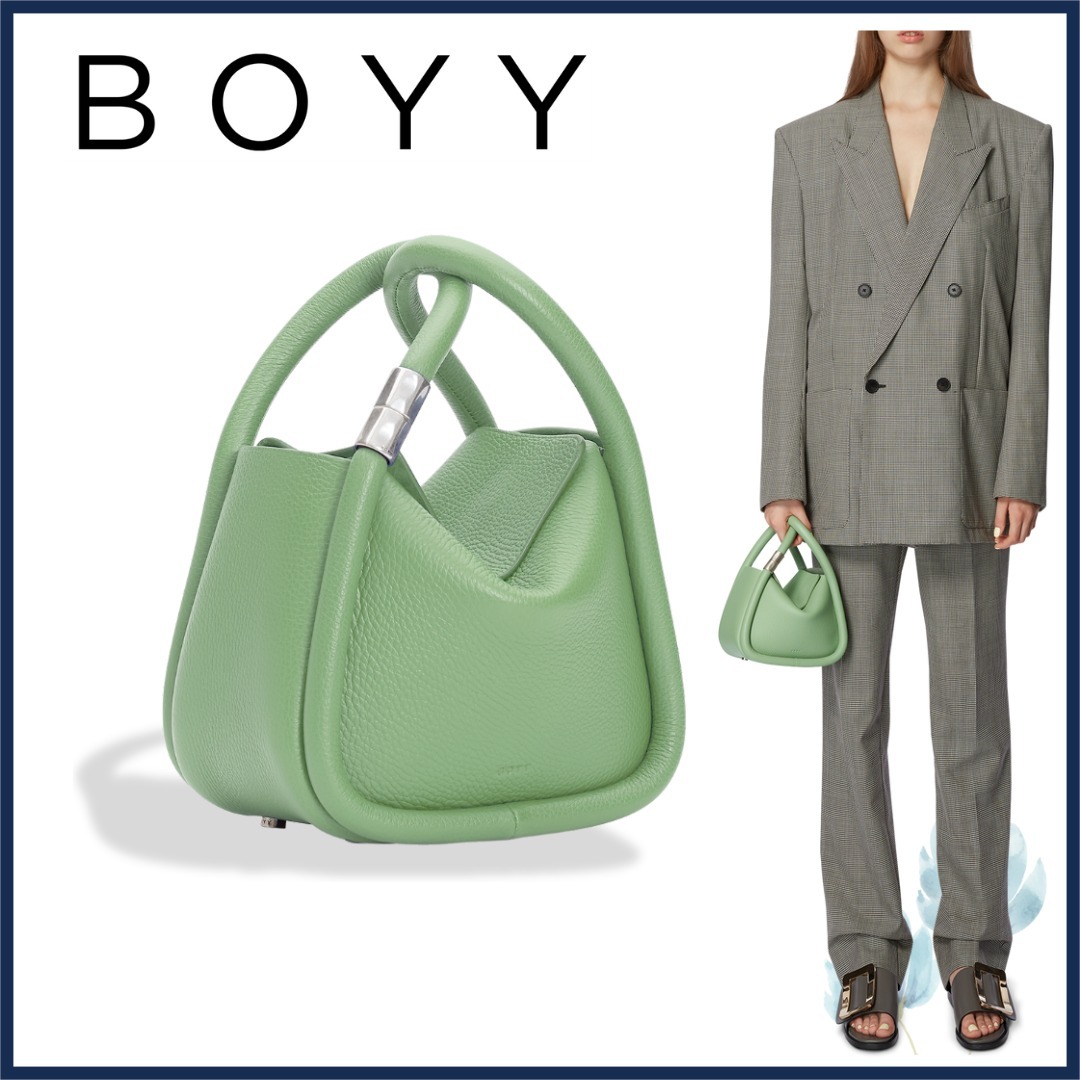 【BOYY】ワンタン 20 ペブル マンティスグリーン