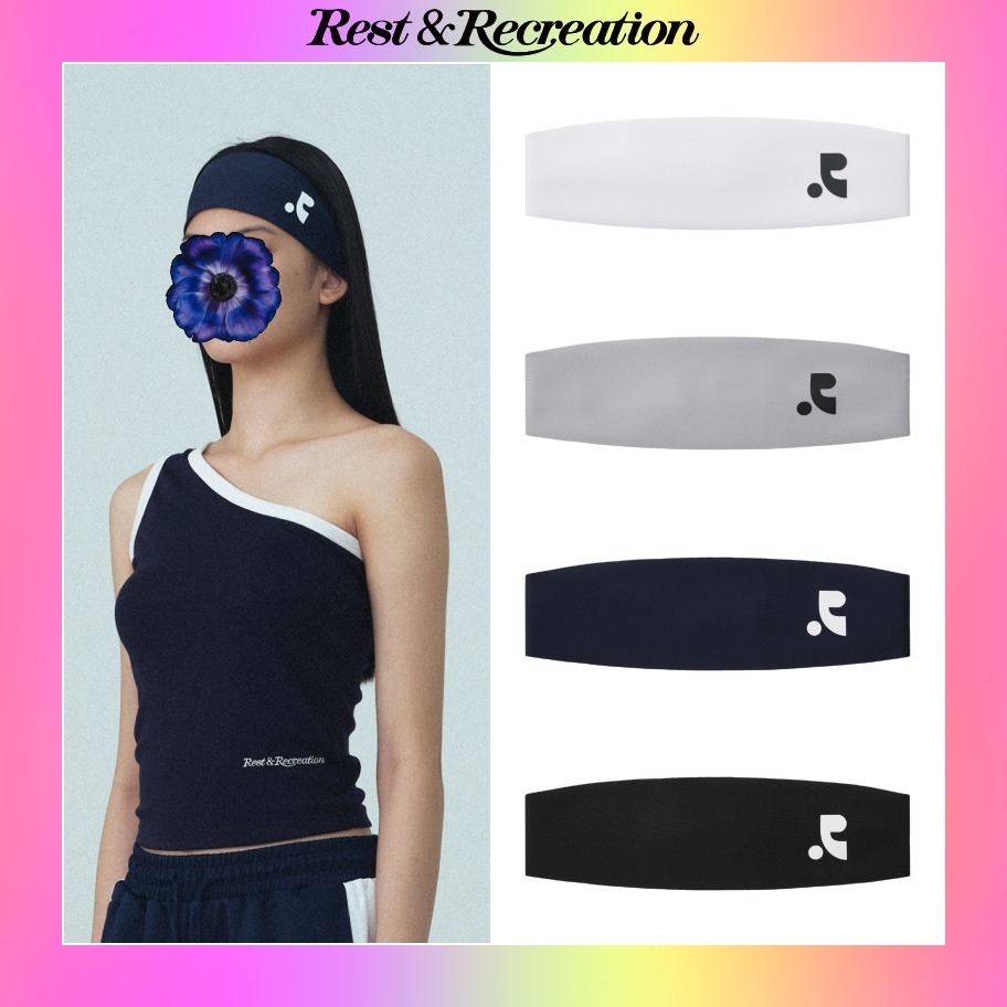 【Rest&Recreation】25HS★LOGO JERSEY HAIR BAND