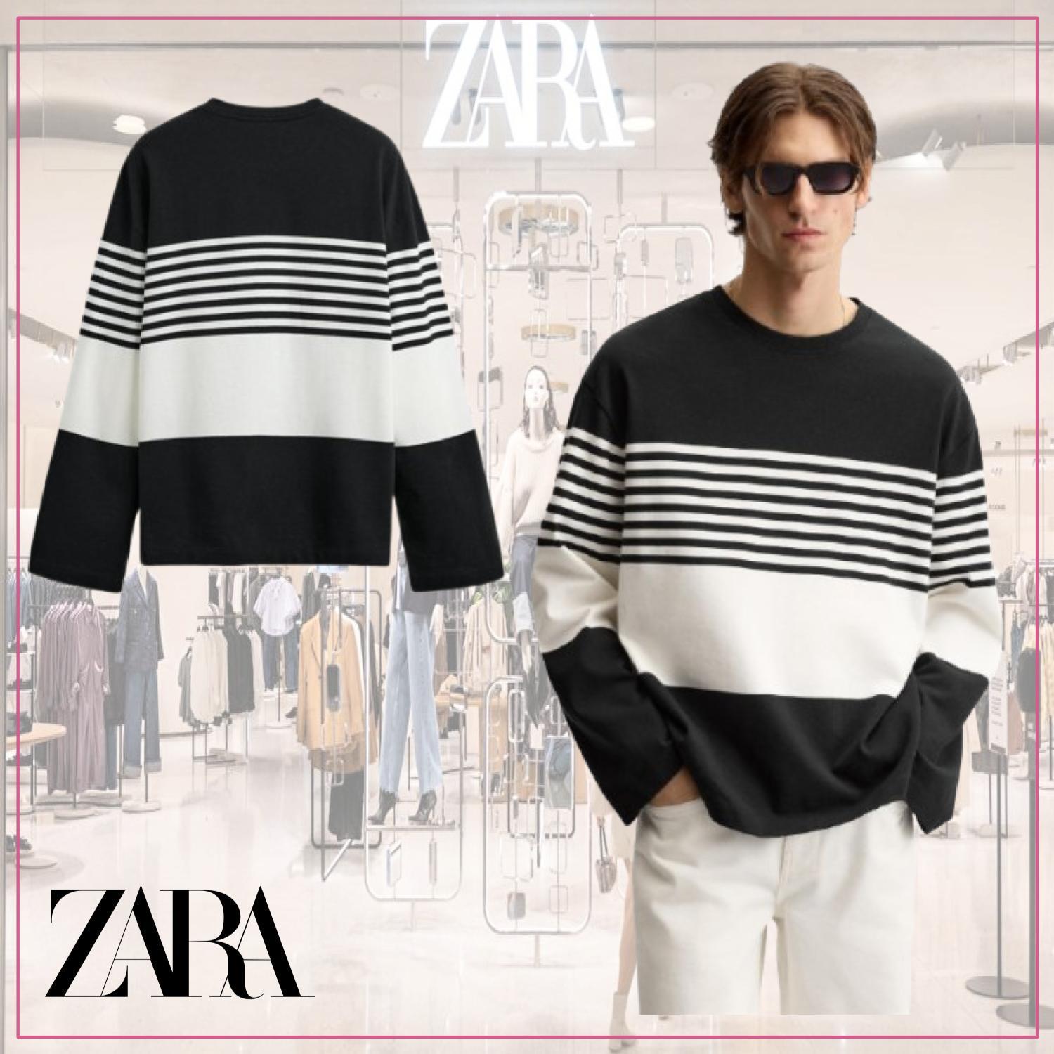 モテモテアイテム ZARA ストライプ Tシャツ - LIMITED EDITION