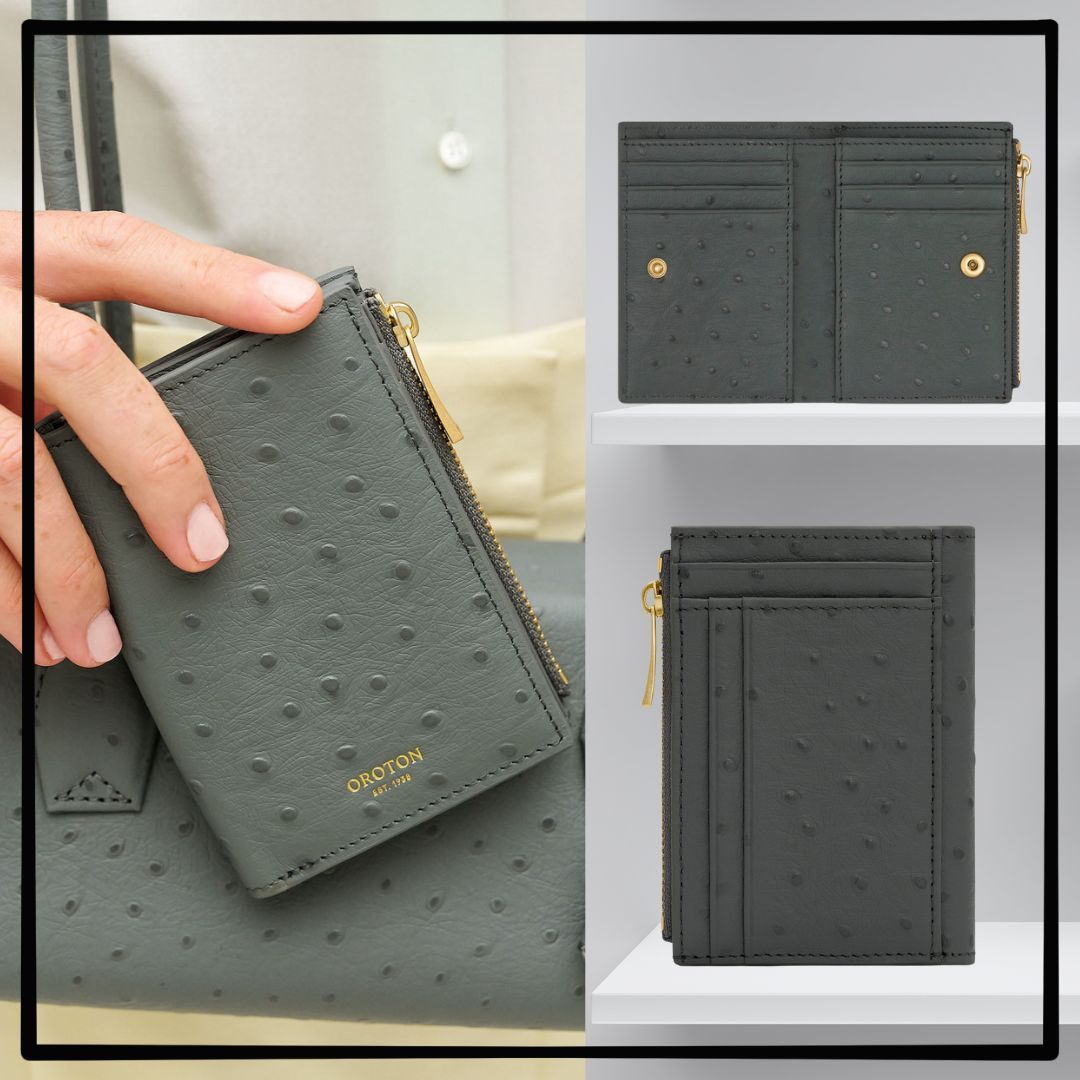 【OROTON】CECILE TEXTURE 10CC MINI WALLET/ミニウォレット