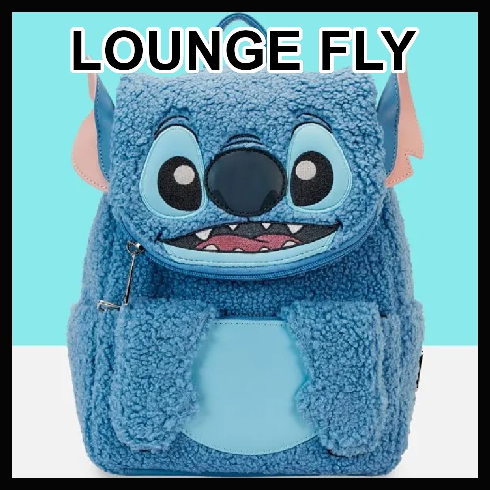 【LOUNGE FLY】× Disney スティッチ ぬいぐるみ バックパック