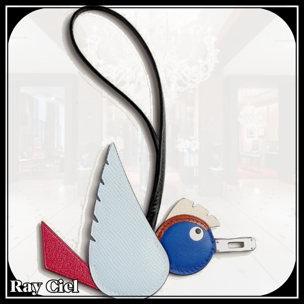 【鳥モチーフでカラフル♡】HERMES バッグチャーム