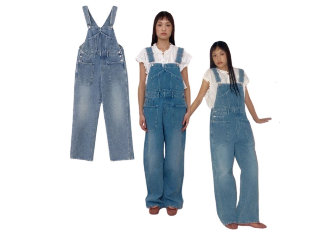 韓国商品/CELITAILS POCKET DENIM OVERALL