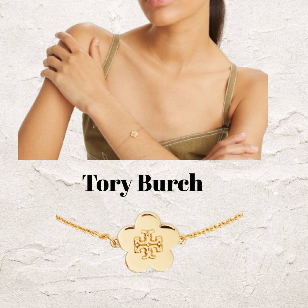 Tory Burch☆キラ フラワー ブレスレット
