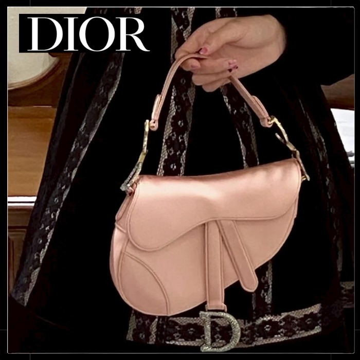 【大人気デザイン】Dior Saddle ストラップ付き ソフトバッグ