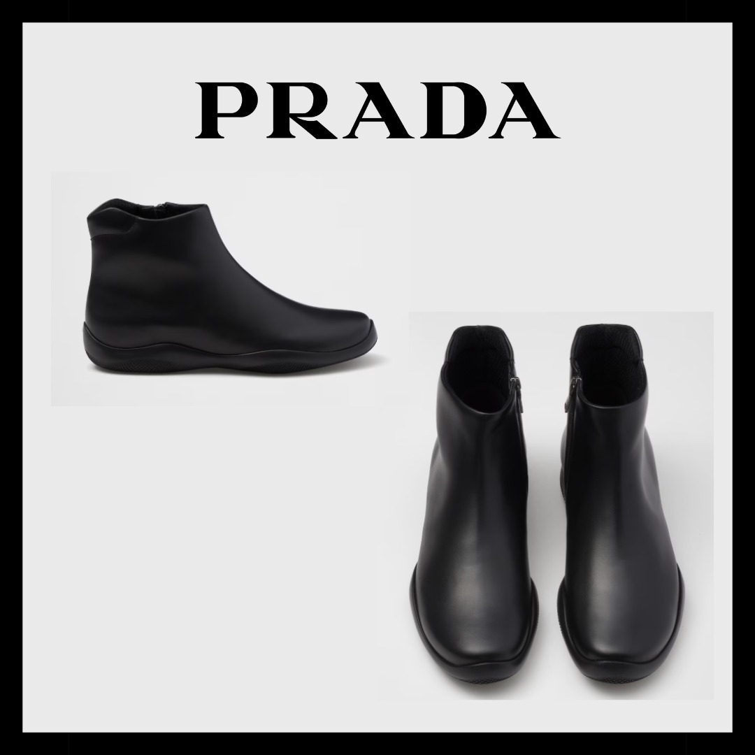 【PRADA】トブラッハ ハイトップスニーカー☆直営店買付