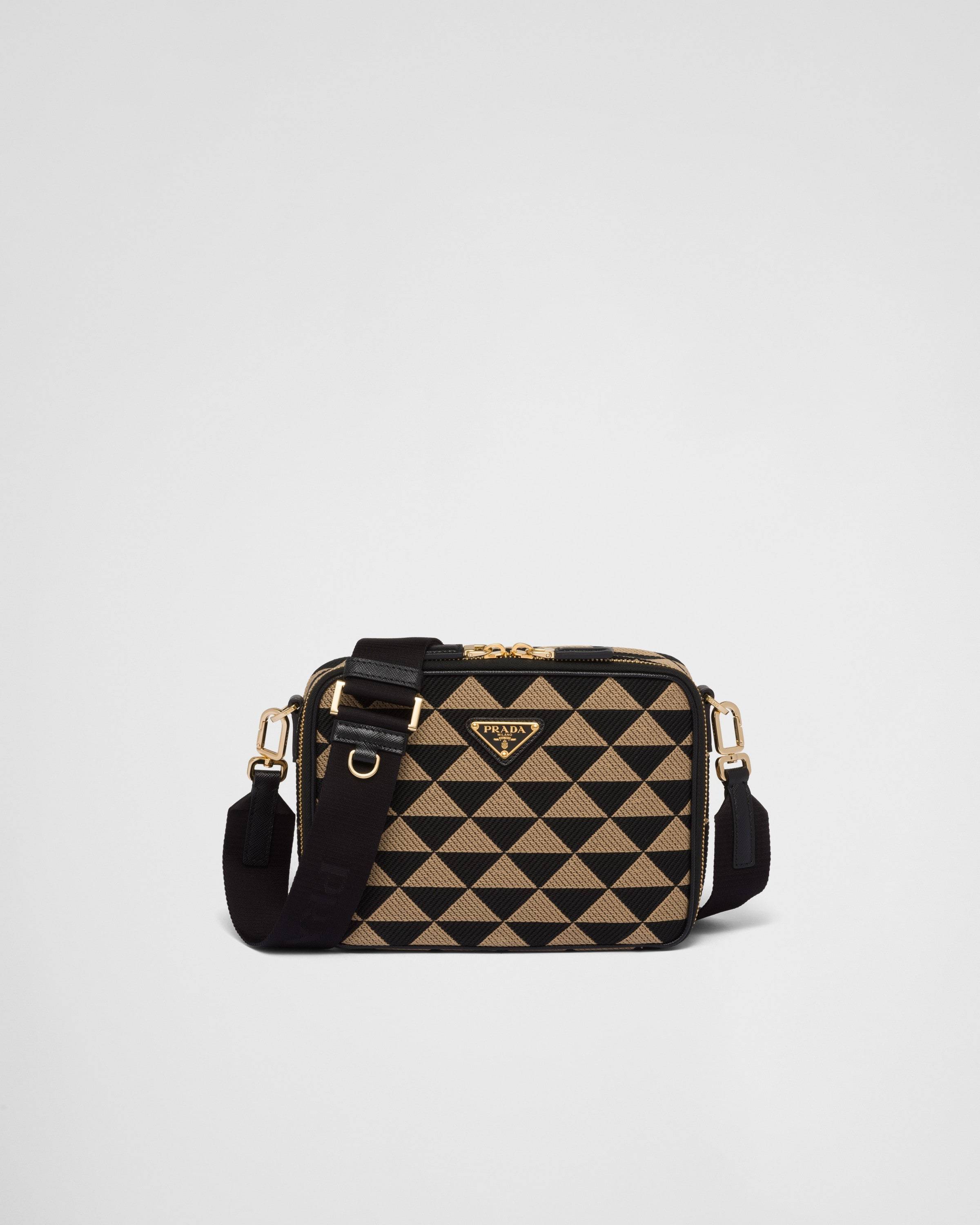 【日本入手困難】Prada Symbole embroidered fabric bag
