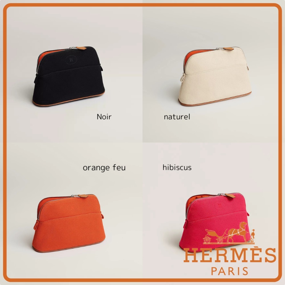 【HERMES】 お洒落で使いやすい☆ポーチ Bolide mini 送料無料