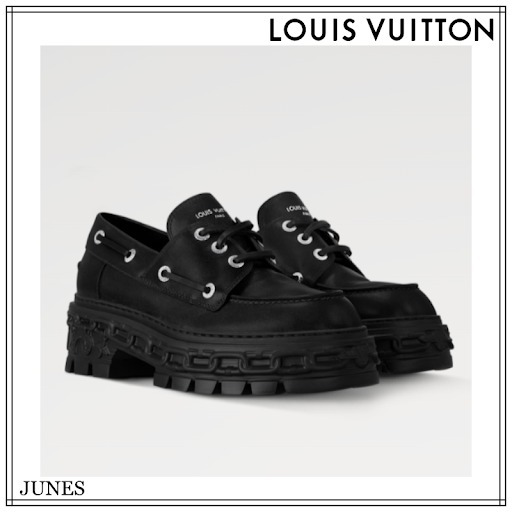 履き心地が抜群のソール【LOUIS VUITTON】LVレコードローファー