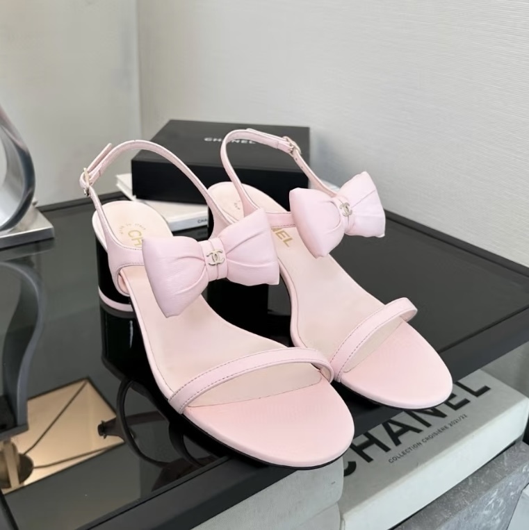 ☆ピンクのリボンがかわいい☆CHANEL サンダル (CHANEL/サンダル