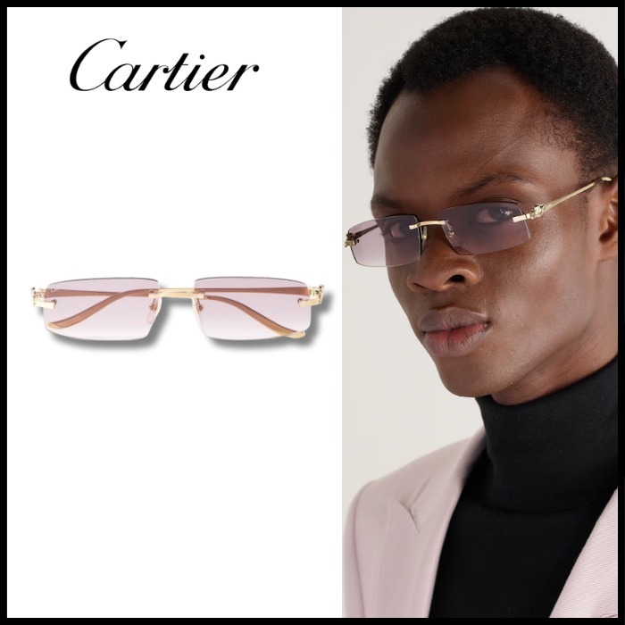 【CARTIER】 ゴールドトーン サングラス ☆関税送料込み☆