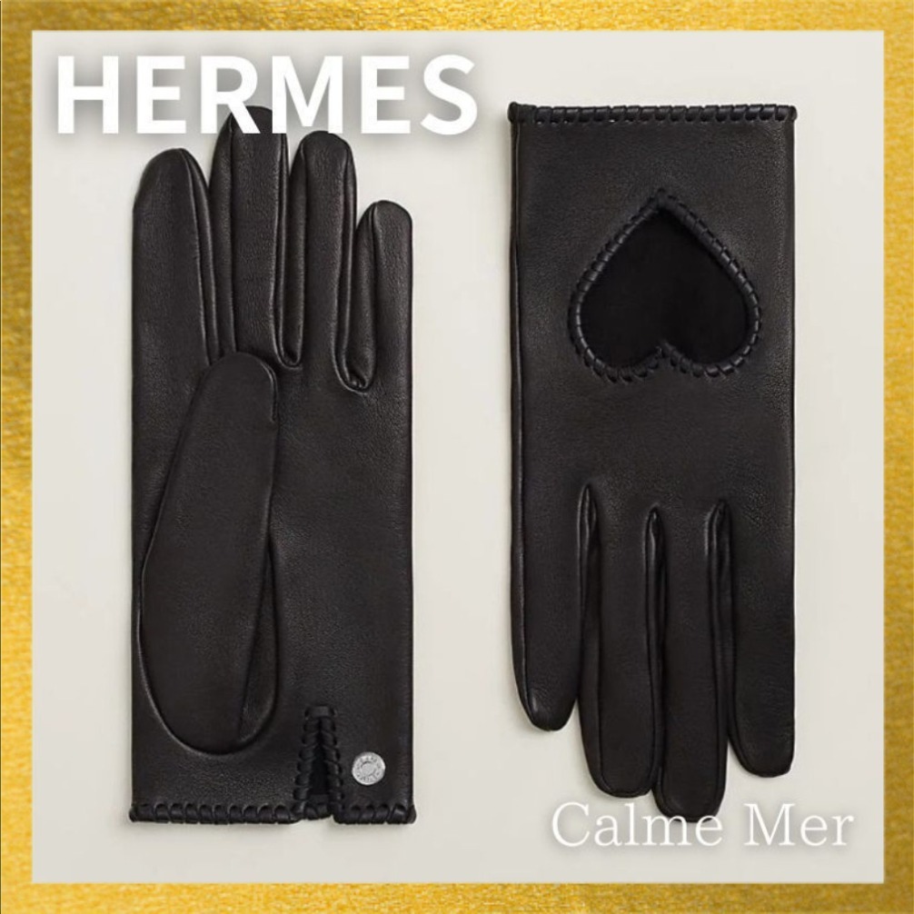 【HERMES】ハートのディテール！ ☆ グローブ 手袋 ☆