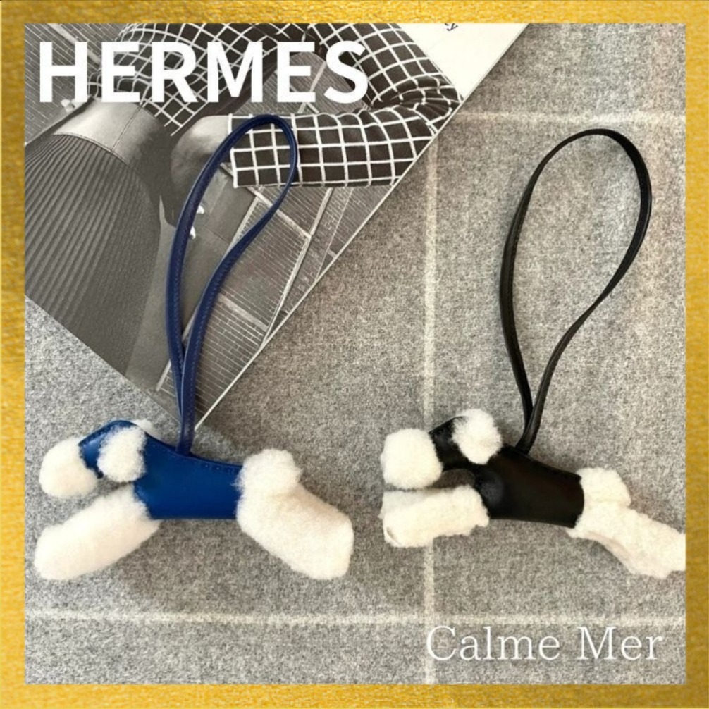 【HERMES】犬が可愛い！ ☆ バッグチャーム Buddy ☆