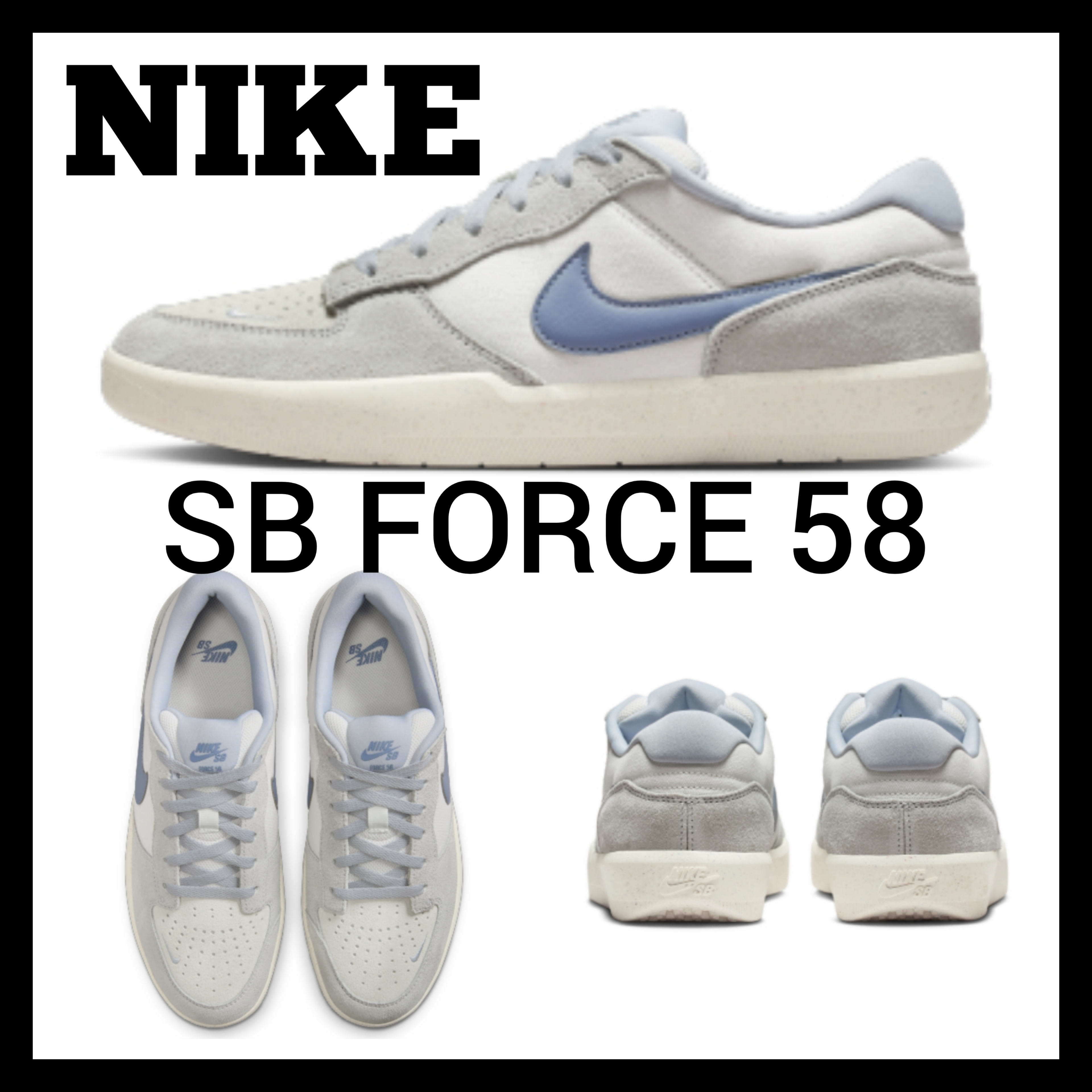 【NIKE】SB Force 58 / ナイキ SB フォース 58 送料間税込