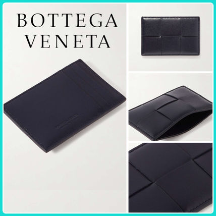 【Bottega Veneta】ネイビー Cassette ビジネスカードケース 人気☆BOTTEGA VENETA カセット ビジネスカードケース☆シンプル