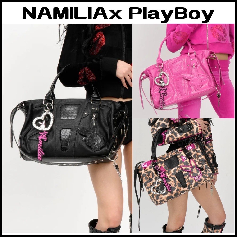 【NAMILIA x PlayBoy】日本未入荷 チャームショルダーバッグ