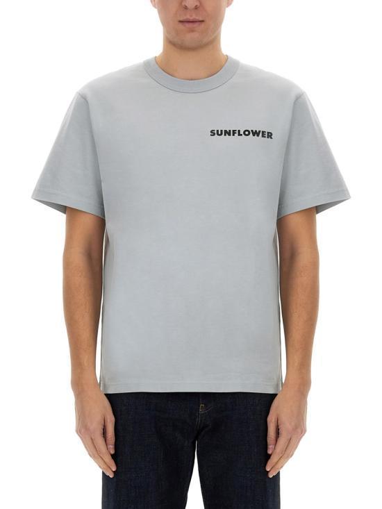 Tシャツ・カットソー SUNFLOWER Men T Shirts 2013 ICEBLUE GREY