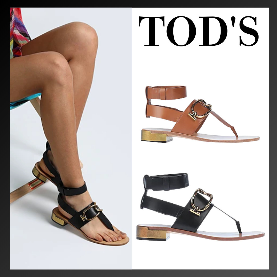 ＊TOD'S＊トングサンダル アンクルストラップ