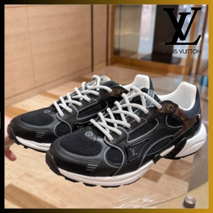 【上品スポーティ /黒】Louis Vuitton スニーカー オリンピア