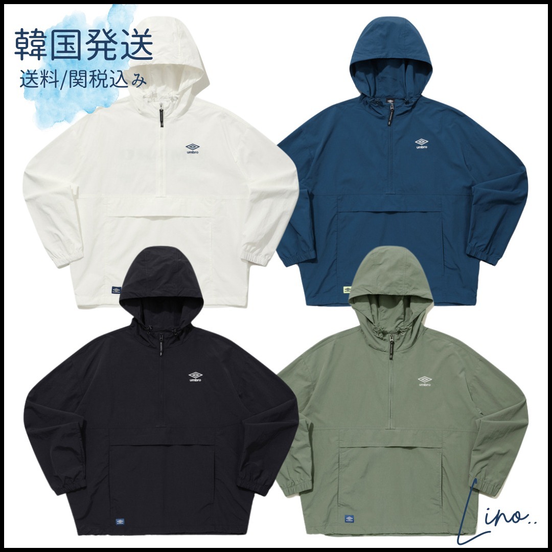【UMBRO】関税/送料込み クラシック長袖フード型アノラック
