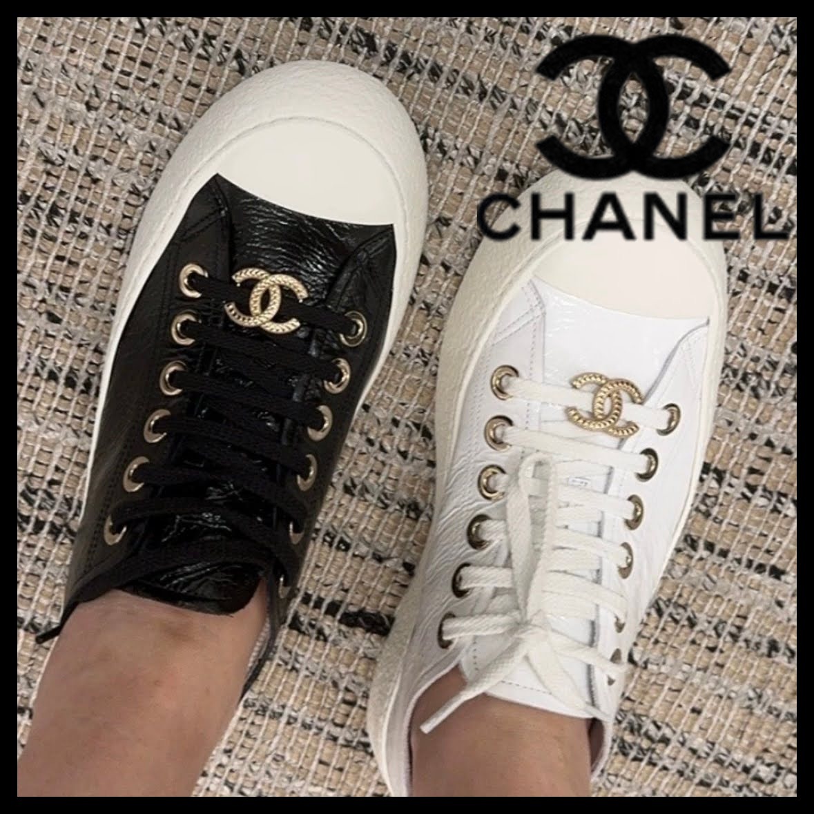 【ロゴが可愛い♡新作】CHANEL スニーカー