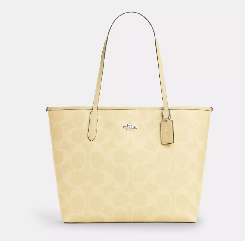 トートバッグ COACH City Tote Bag In Signature Canvas  CAL49