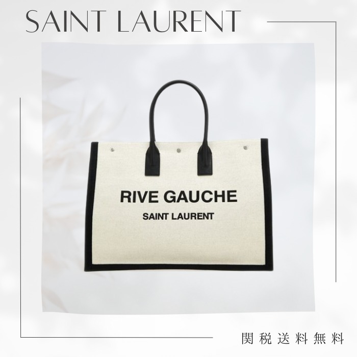 SAINT LAURENT リヴゴーシュ ラージ トートバッグ