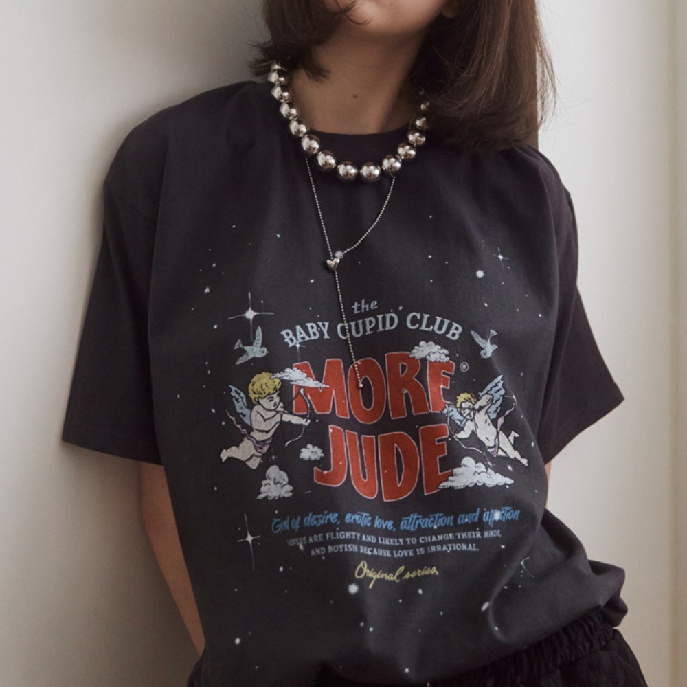 ★more jude★ Jude angel tshirt deep gray 10 days delivery