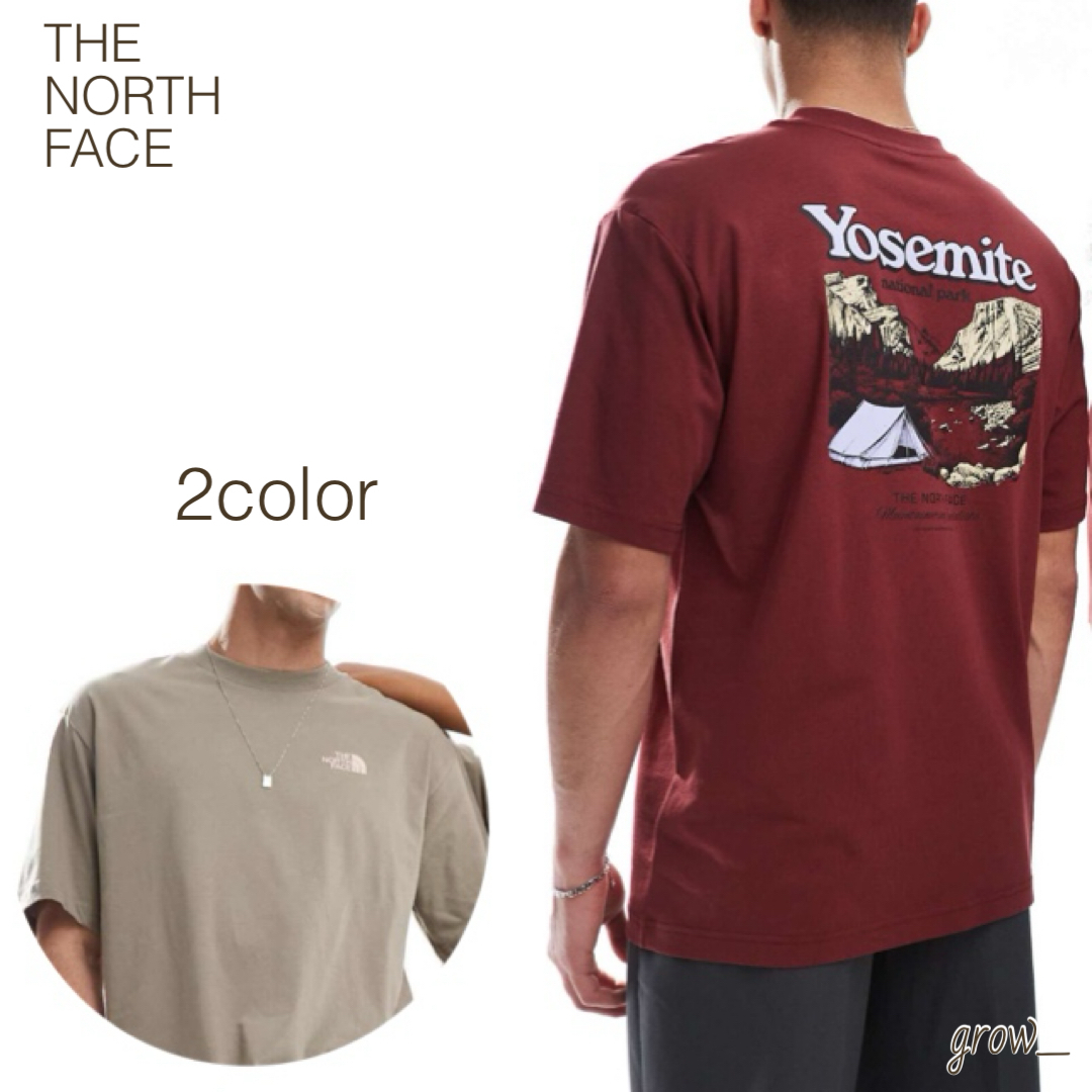 TNF ヴィンテージ ポストカード リラックス Tシャツ 送関込