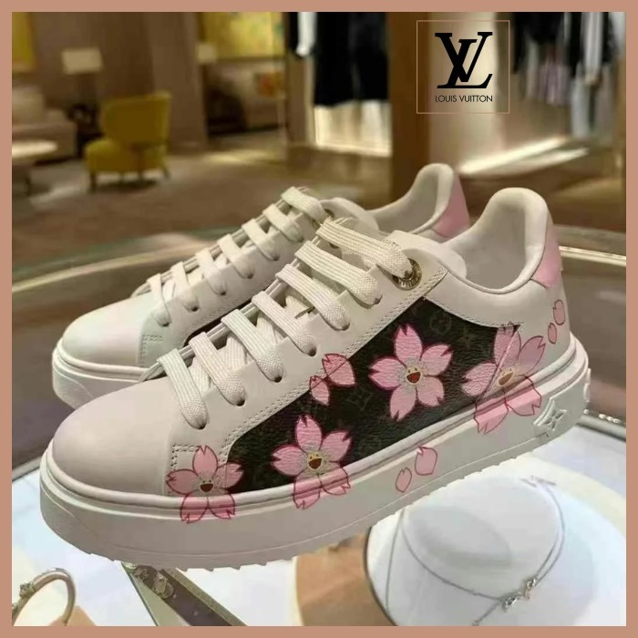 【足元にパッと花開く♪】LV × TM タイムアウト スニーカー
