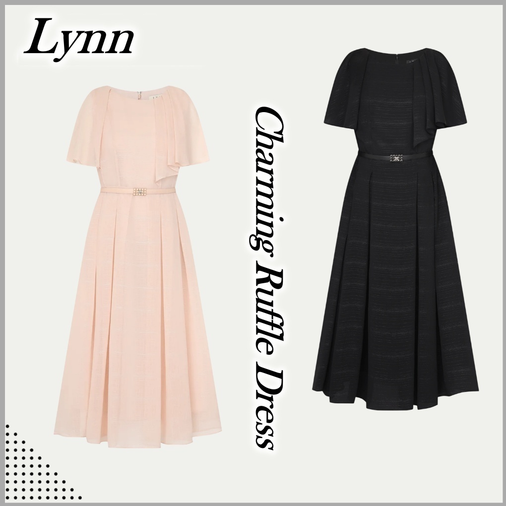 ◆LYNN(リーン)チャーミングラッフルドレス