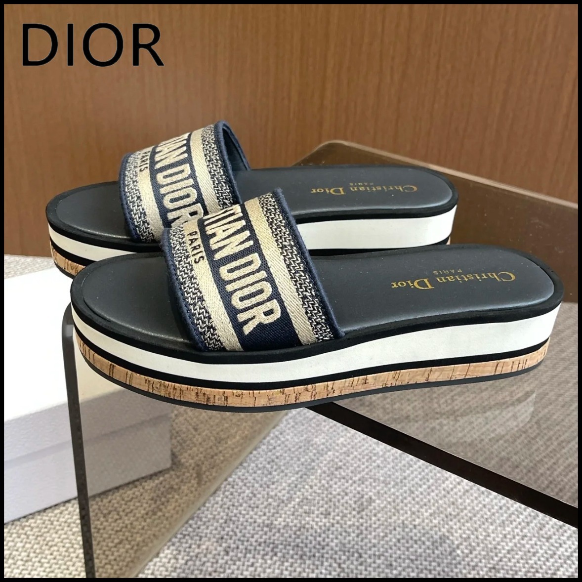 【Dior】国内発送♪Dway 厚底サンダル