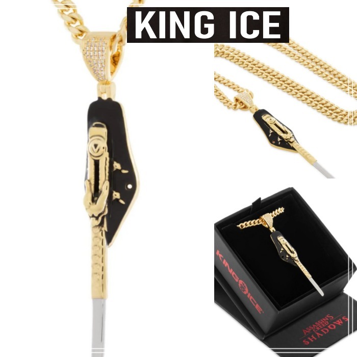 【King Ice】X Assassin's Creed Hidden Blade ネックレス