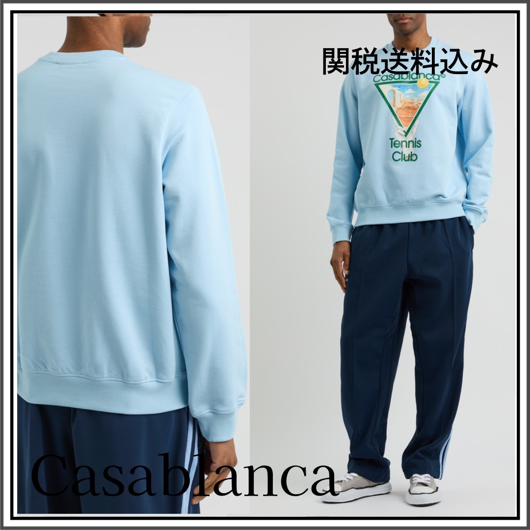 【関税送料込み】Casablanca メタフィジカルテニススウェット