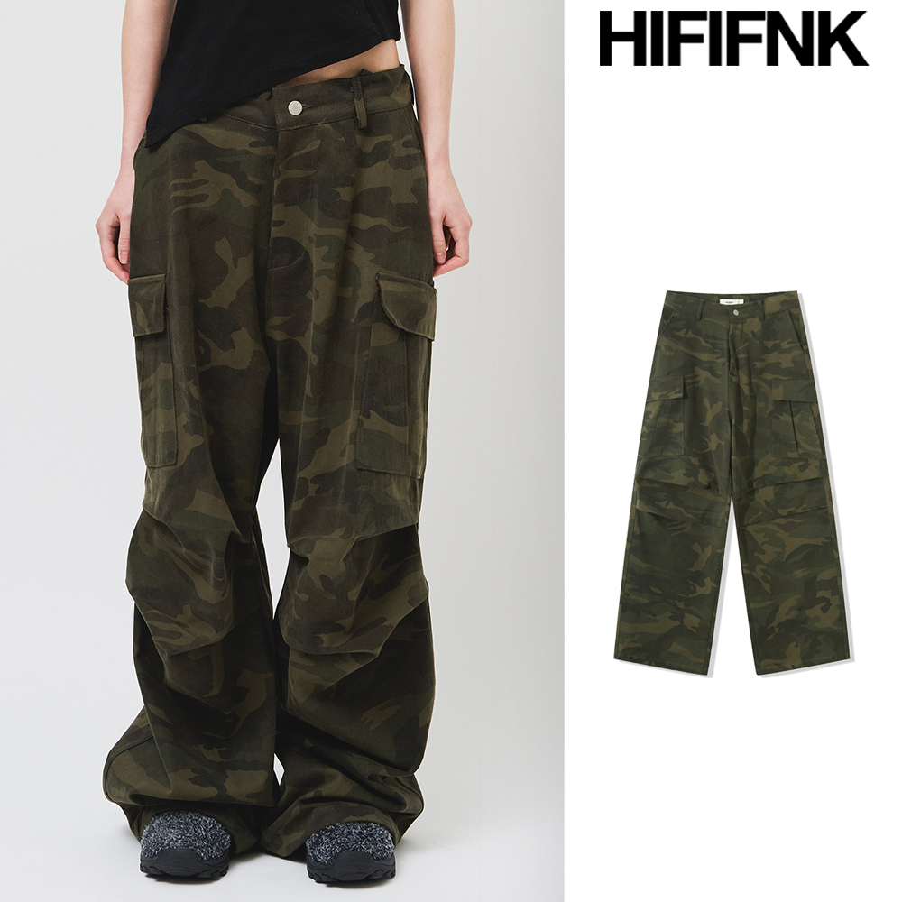 【HI FI FNK】Rare Camo Slash Cargo Pants