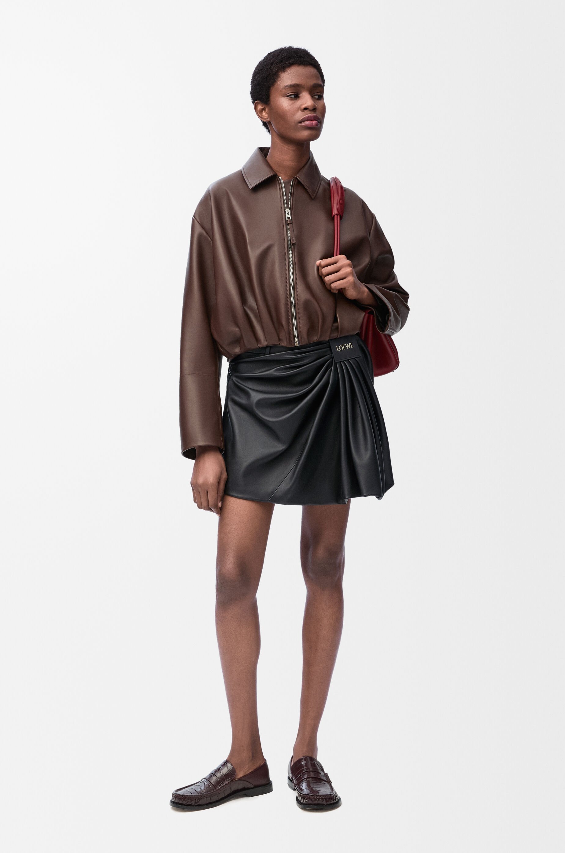 《上質な逸品》【LOEWE】ナパラムドレープスカート