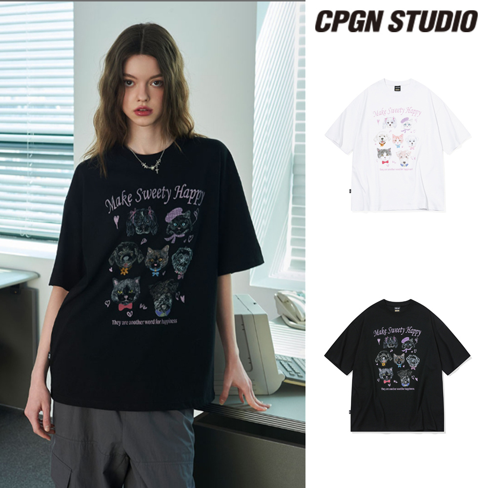 【CPGN STUDIO】25SS★ DTP Happy Sweety Short Sleeve Tee