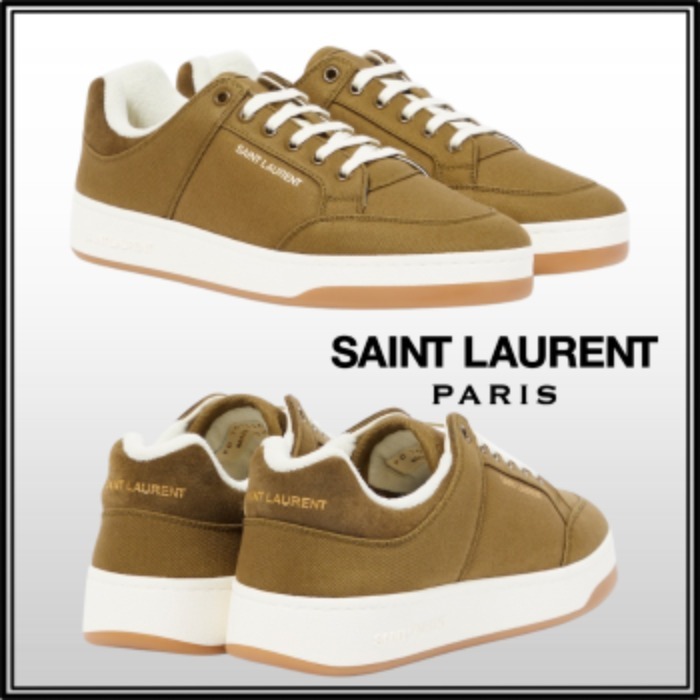 【Saint Laurent】SL/61 キャンバス ロートップ スニーカー