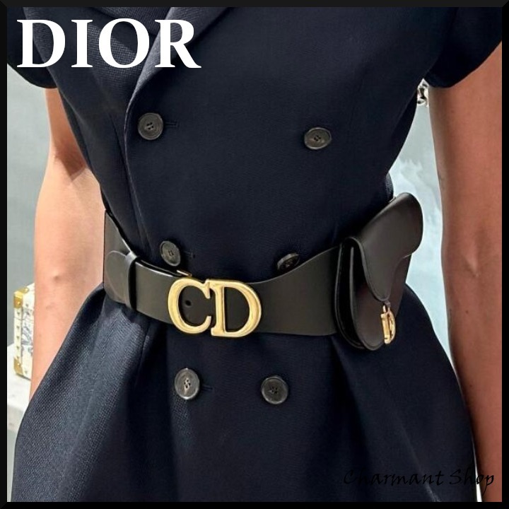 【DIOR】☆ひとつでコーデが締まる☆ Saddle ベルトポーチ